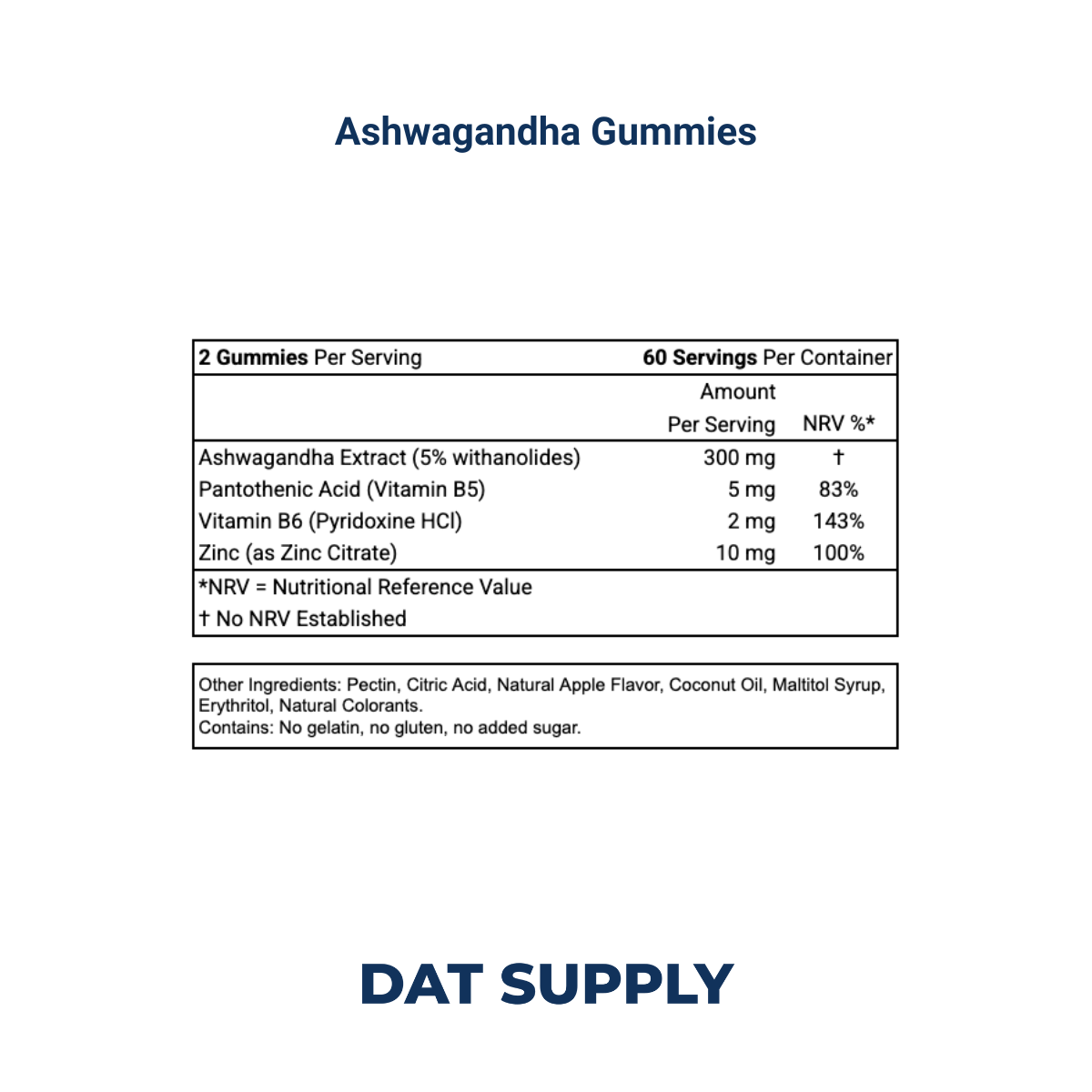 Ashwagandha Gummies White Label Formula – Stress & Calm Support