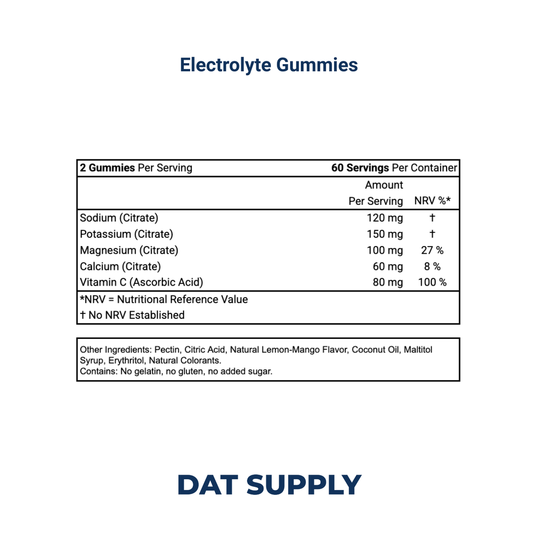 Electrolyte Gummies White Label Formula – Hydration + Vitamin C | DAT Supply