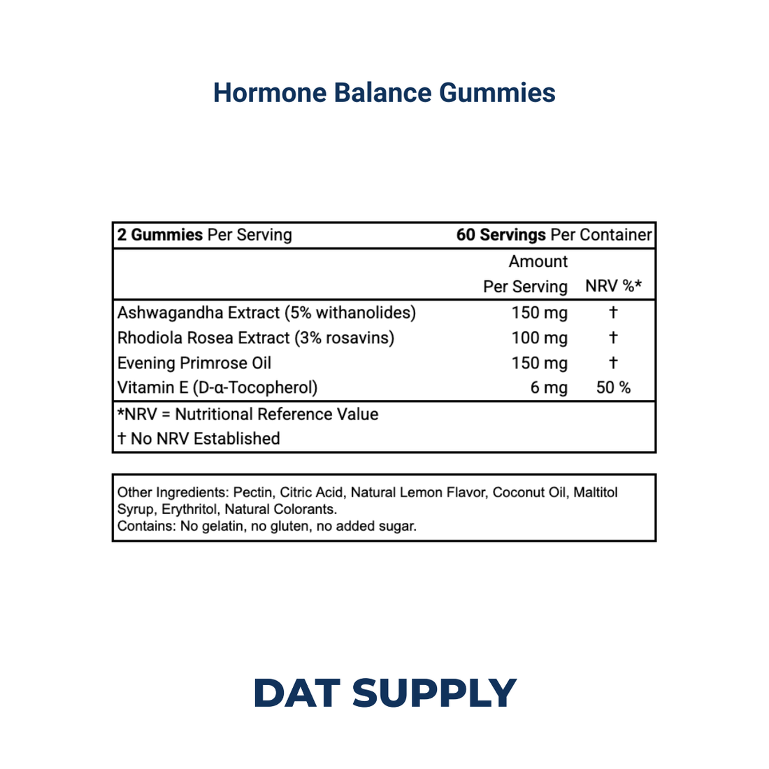 Hormone Balance Gummies White Label Formula – Vitex, Maca & B6 | DAT Supply