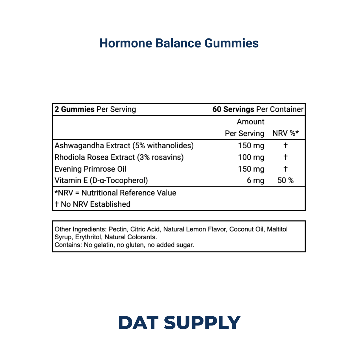 Hormone Balance Gummies White Label Formula – Vitex, Maca & B6 | DAT Supply