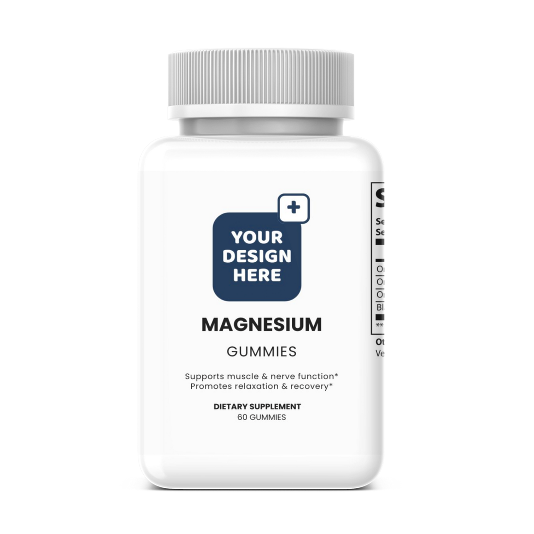 Magnesium Gummies White Label PET Bottle – Relaxation & Muscle Function | DAT Supply