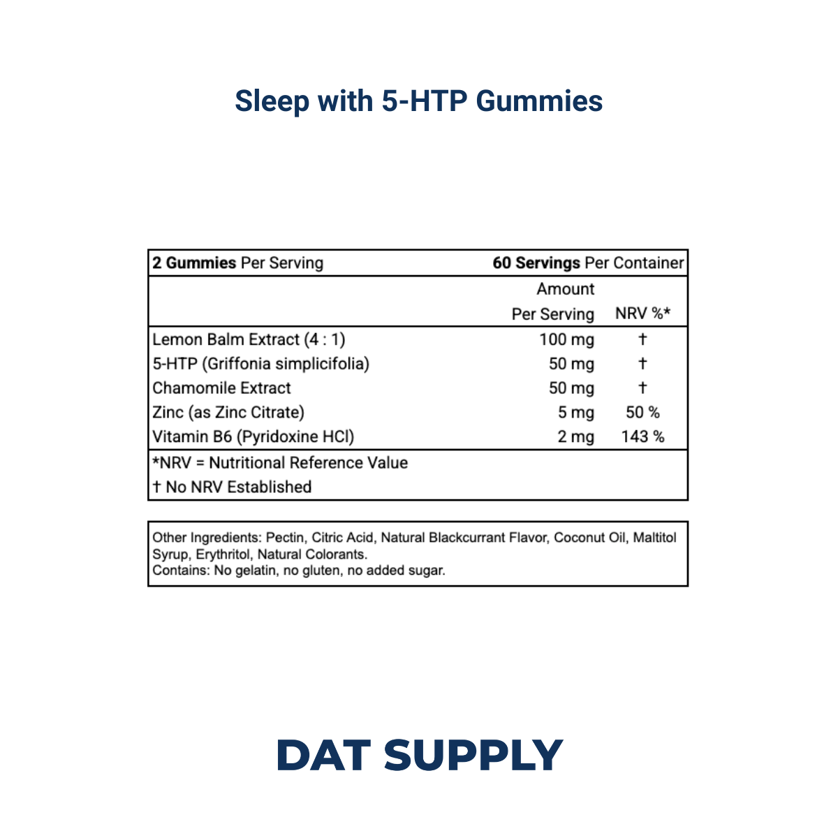Sleep with 5-HTP Gummies White Label Formula