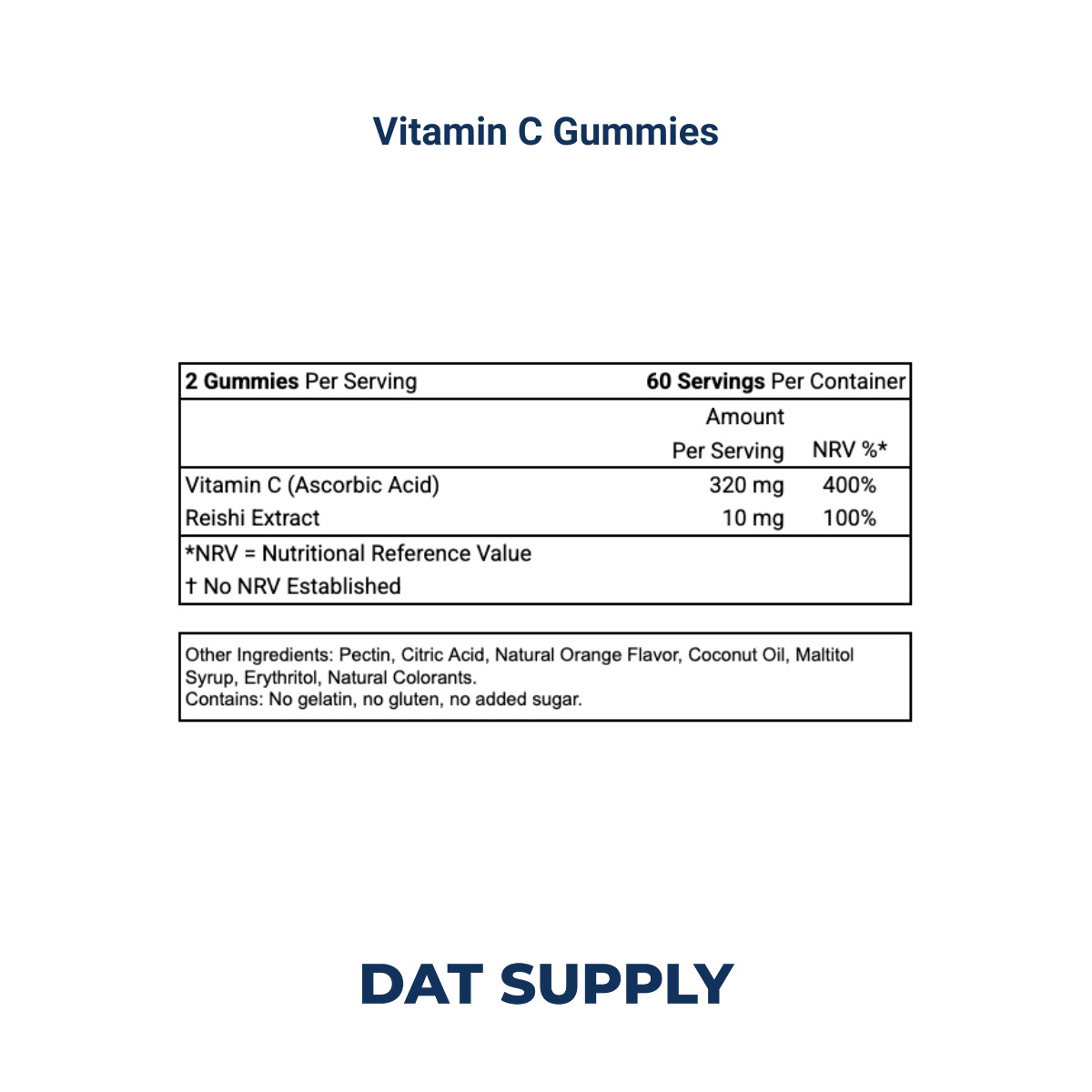 Vitamin C Gummies White Label Formula – Immunity & Antioxidant Support | DAT Supply